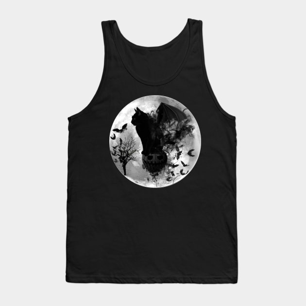 "Halloween" by Amber's Designs™ Tank Top by AmbersDesignsCo